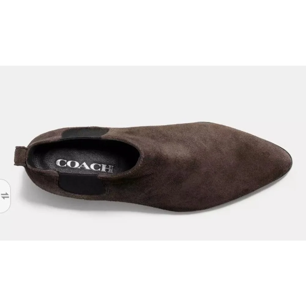 Coach Suffolk Suede Ankle Booties Size 7.5 B